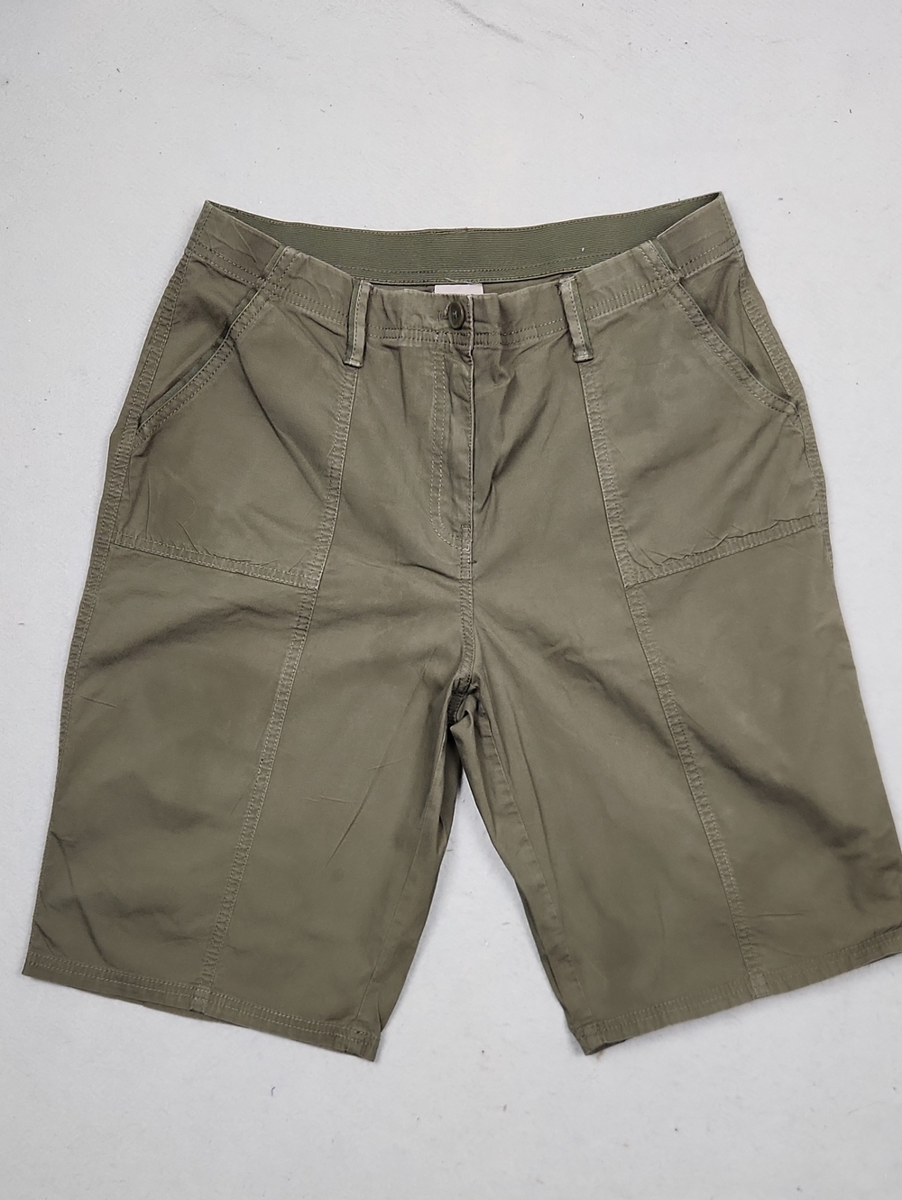 Chico's Olive Green Women's Bermuda Shorts